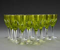 Grønne portvin krystal glas 14