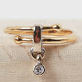 DIAMANTRING, Guld 18k, 3.3g