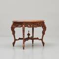 Lampbord, Intarsia