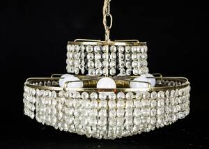 TAKLAMPA,  kristallkrona 