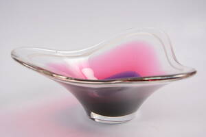 SKÅL, glas, Coquille, Paul Kedelv, Flygsfors, 1900-tal.