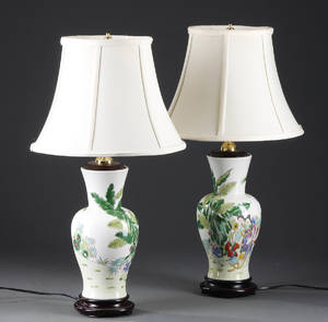 Par kinesiske Porcelænslamper 2