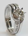 Brillantring, ca. 0.81 ct. Denne auktion er annulleret - se nu vare 1900501