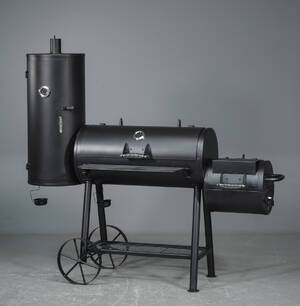 Amerikansk  Offset Smoker BBQ grill, model Kentucky Denne vare er sat til omsalg under nyt varenummer 5206931