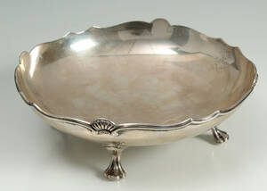 A. Dragsted. Kandisskål af sølv