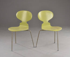 Arne Jacobsen, to stole, model 3100 Myren 2