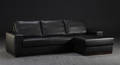 Tre-pers. sofa med chaiselong. Model Toledo