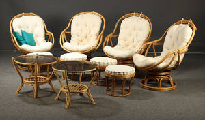 Samling kurvemøbler 10