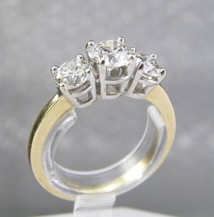 Brillantring, ca. 1.44 ct.