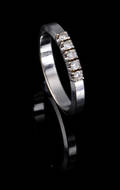Alliancering - ca. 0.15 ct.