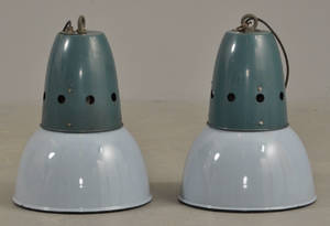 Par store industrilamper, 1900 tallets midte 2