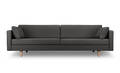 Norman og Quaine, Hudson, 3 pers. sofa, antracit.