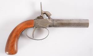 SLAGLÅSPISTOL, 1800-tal.