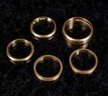 5st Ringar 18K Guld 1900-tal