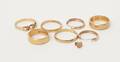 Smycken 8 delar, 18k