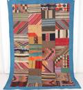 Orientmatta, flatvävd, Patchwork, 266x182 cm