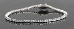 Diamantarmbånd i 14 k 2.0ct