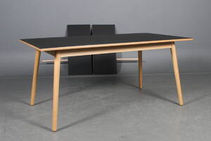 Poul M. Volther. Spisebord inkl. tillægsplader, model C35B. 3.. 