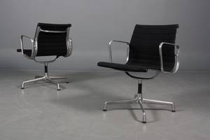 Charles Eames Par armstole, model EA108 hopsak sort. 2
