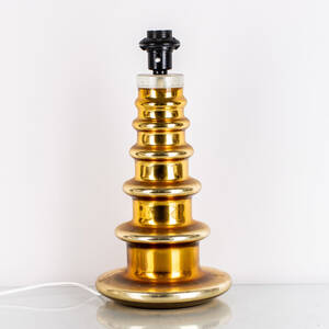 BORDSLAMPA, glas, 1960-tal