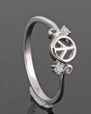 18Kt Diamond Ring approx. 0.05ct