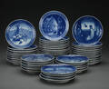 Royal Copenhagen. Samling juleplatter 49