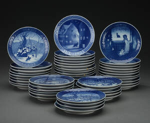 Royal Copenhagen. Samling juleplatter 49