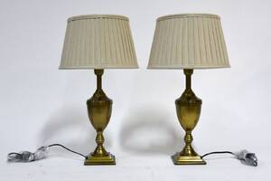 Bordlamper, model Madrid m bomulds skærme 2