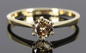 Diamantring, ca. 0.70 ct