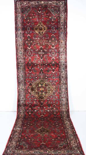 Persisk Hamadan, 390 x 115 cm