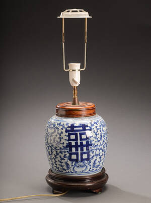 Kinesisk bojan af porcelæn, 171800-tallet