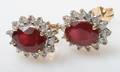 Rubin- og brillant ørestikkere 2