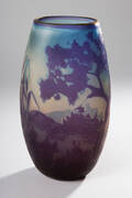 Vase, Glas mit landschaftlicher Motivik Diese Ware steht erneut zur Auktion unter der Warennummer 4523915