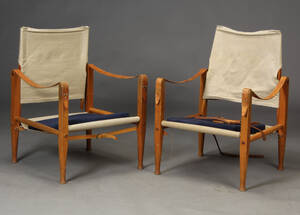 Kaare Klint. Par safaristole, kanvas 2  Denne vare er sat til omsalg under nyt varenummer 4510009