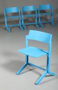 Hay. RU stole i formstøbt blåmalet krydsfiner4