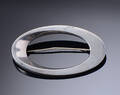 Hans Hansen. Oval broche af sterlingsølv 