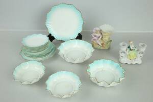 SERVISDELAR, 17 st, Rörstrand, samt FIGURINER, 2 st