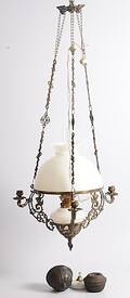 TAKFOTOGENLAMPA, glasmetall, 1900-tal.
