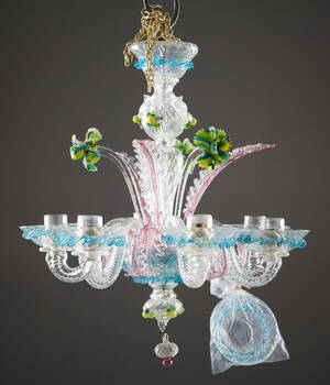 Ljuskrona venetiansk stil