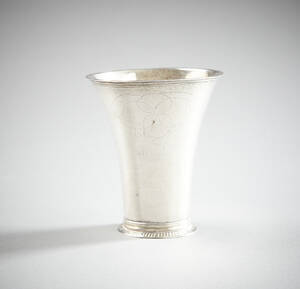 Bägare i silver 1700-tal