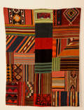 Persisk Patchwork kelim, 201x154 cm.