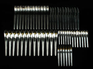 Arne Jacobsen for Georg Jensen. AJ bestik af rustfrit stål 57 