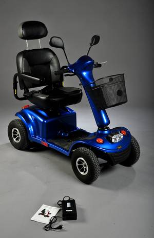 VitaFom el-scooter model L42 metallic blå