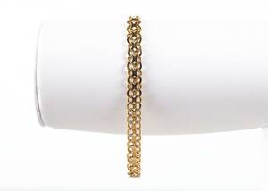 ARMBAND, x-länk 18 k guld