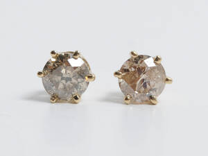 Brillantørestikker ca. 1 ct