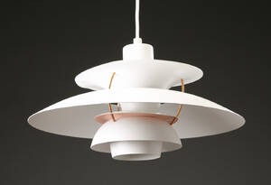 Poul Henningsen, pendel, PH5, hvidrosa