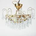 TAKLAMPA med prismor, diameter40cm, ca h35cm
