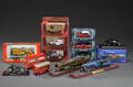 Samling biler. Bla. Corgi, Matchbox, modeltog, motorcykel