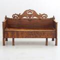 SOFFA. 1800-tal, originalmålad, löst genombrutet krön. 