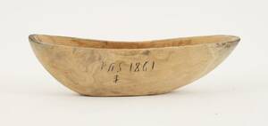 Skål, allmoge, daterad 1861